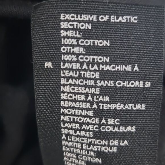 COS Paneled Black Jersey Dress Size XS Fit & Flare Modest Stealth Wealth Classic - Picture 12 of 13